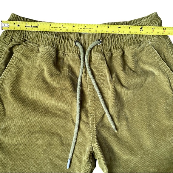 VSTR Olive Green Men's Corduroy Shorts Size M - Picture 2 of 5